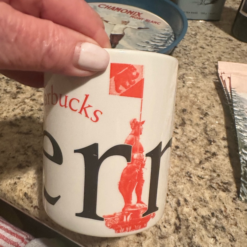 Starbucks White and Red Berlin City Mug Collector Series